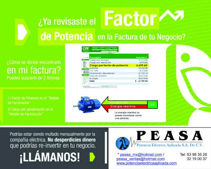 Correción del Factor de Potencia Electrica